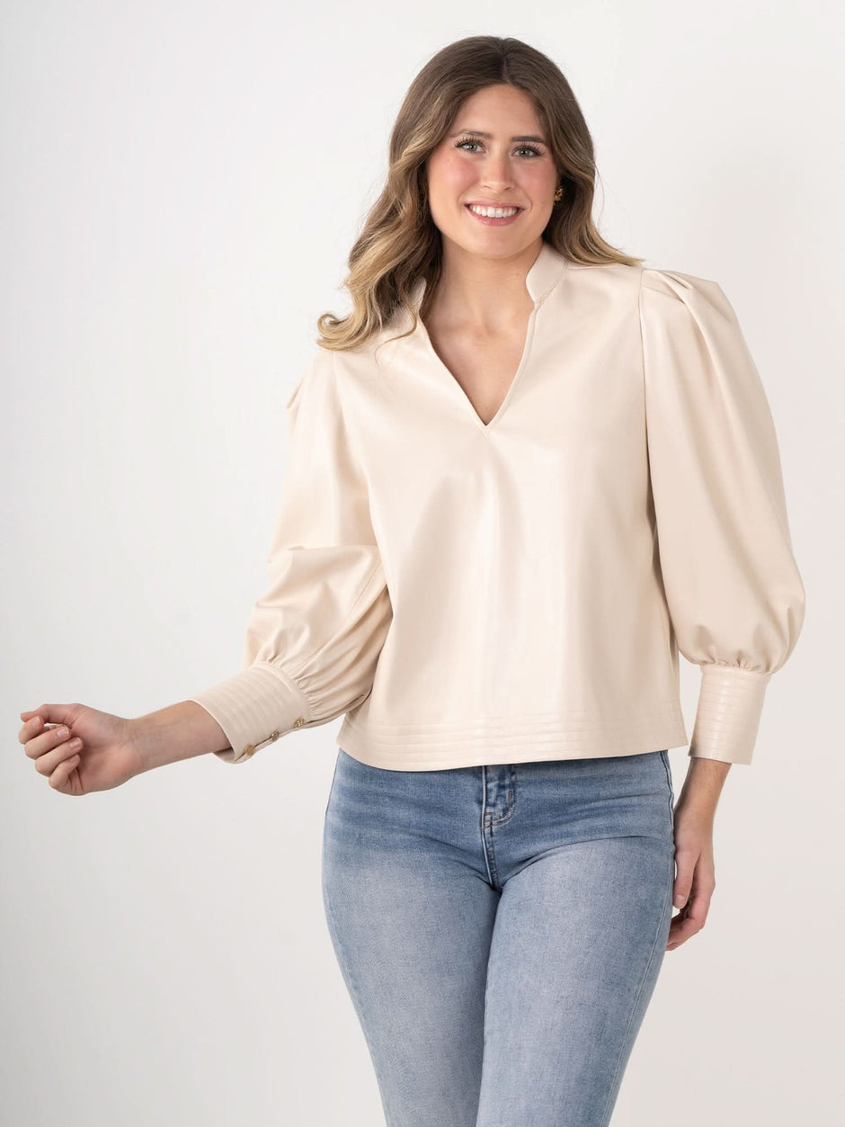 Emily McCarthy Bonny Top in Winter White