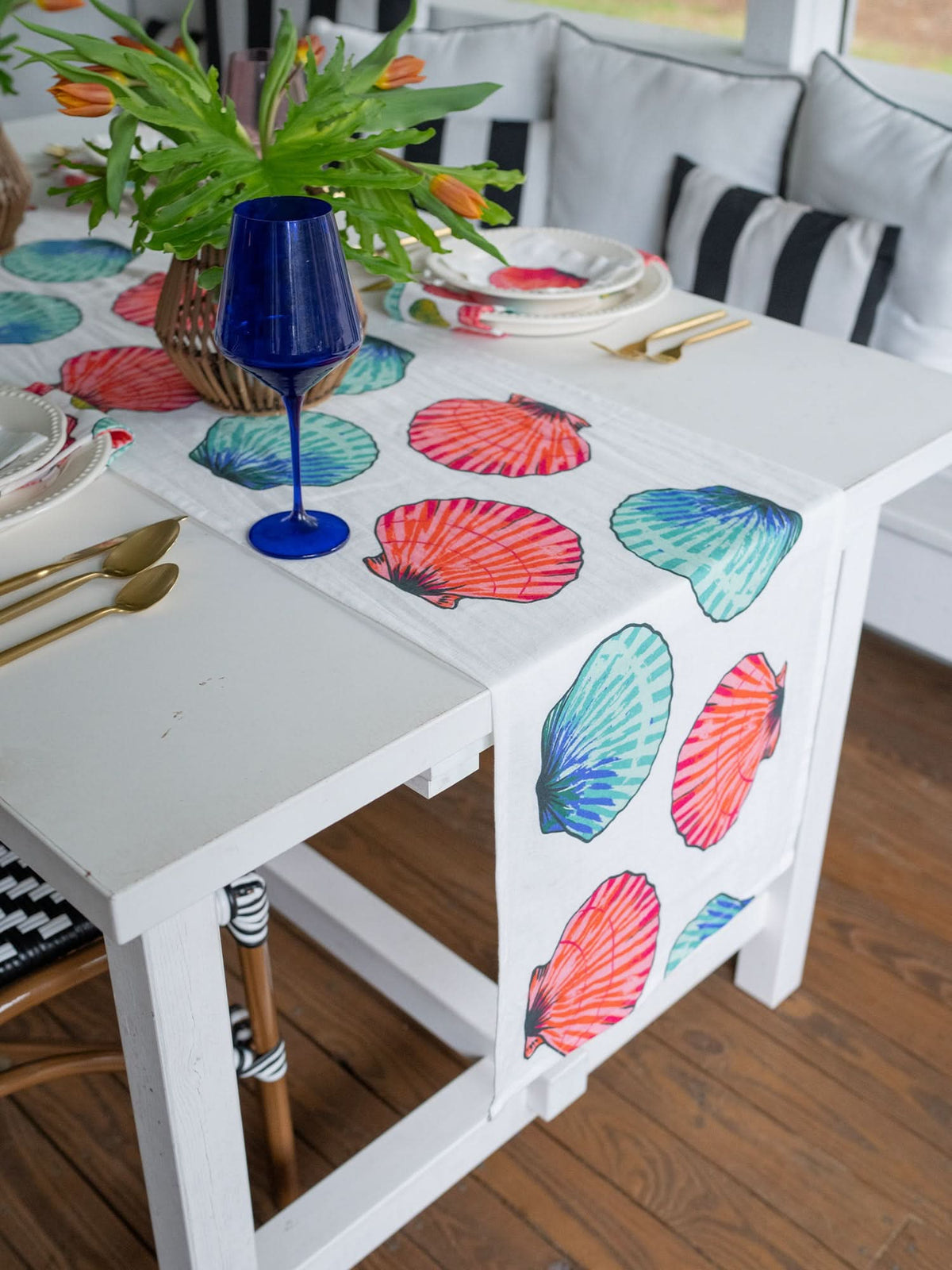 Seaside Shell Table Runner