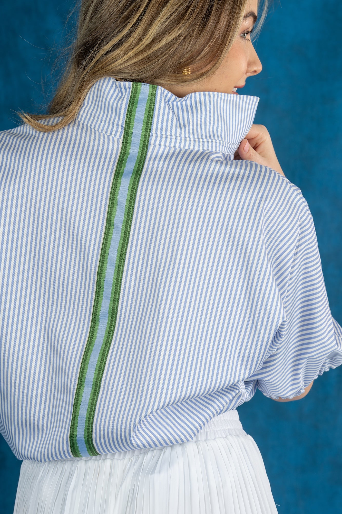 Poppy Top in Grapemist Stripe – Emily McCarthy