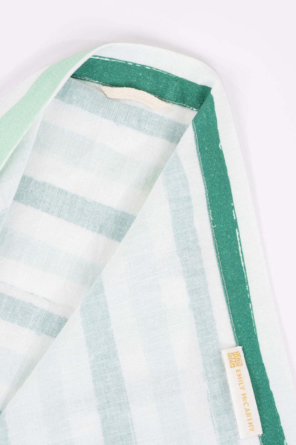 Mist Green Stripe Tea Towel