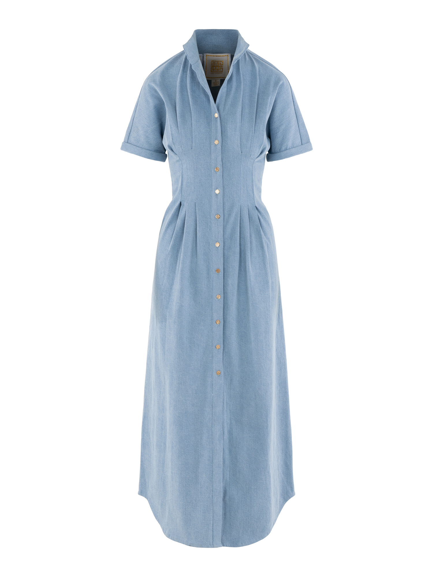 down to georgia dress blue Georgia Midi Dress Navy Lower Impact