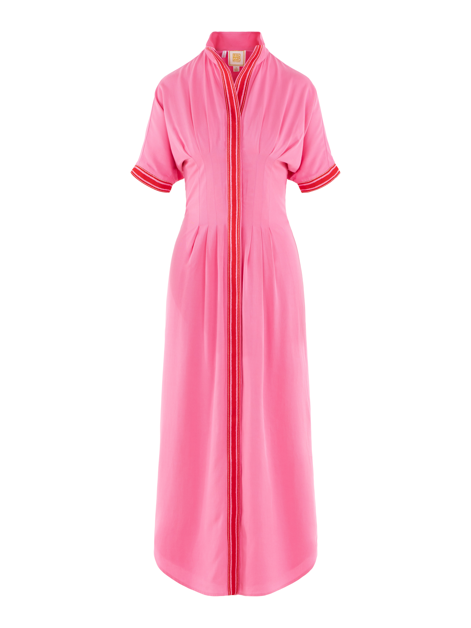 carnation pink color dress Emily McCarthy Georgia Dress Pink Carnation / S