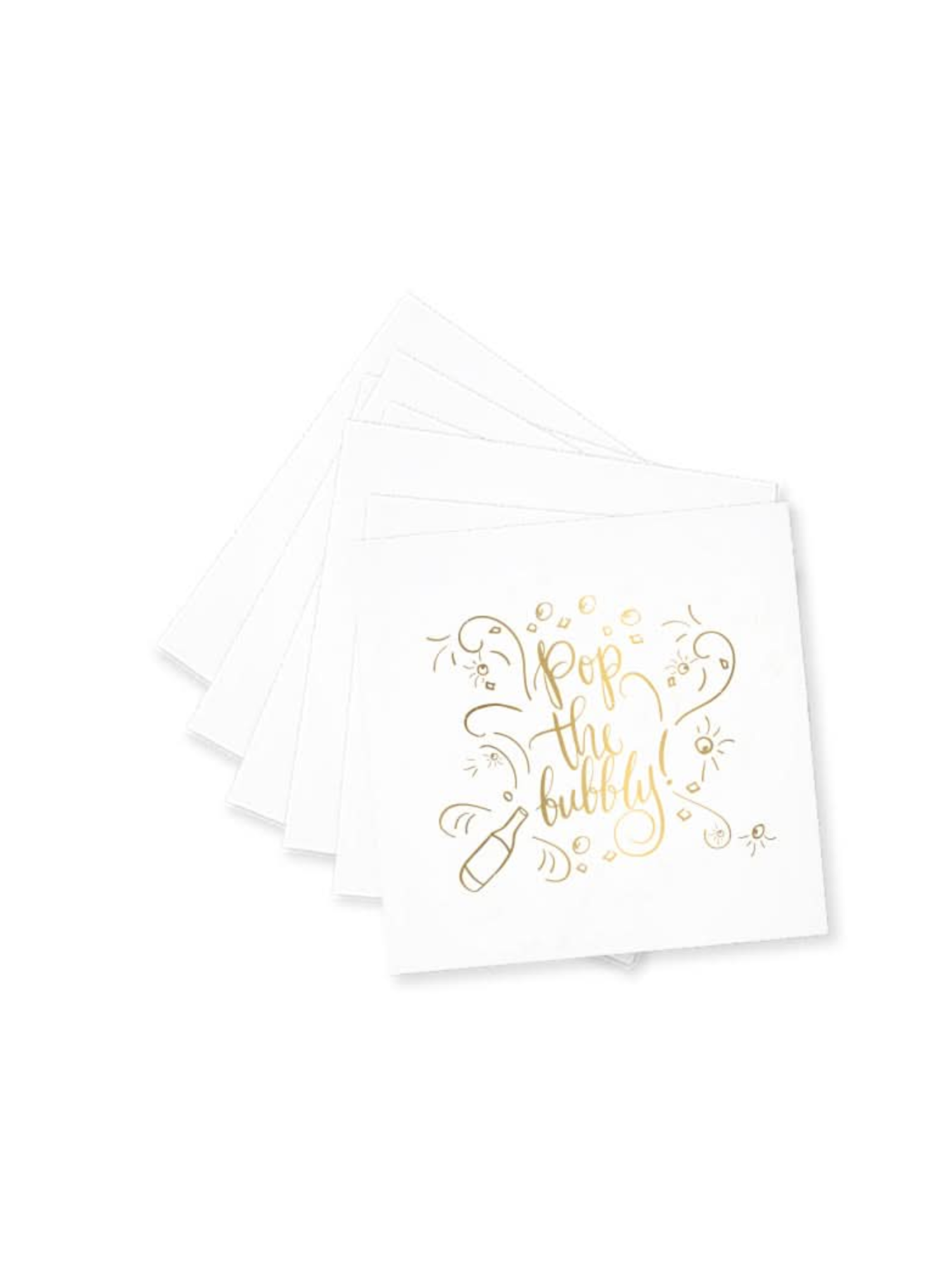 Pop the Bubbly Cocktail Napkins
