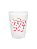 Mahjong Frosted Cups