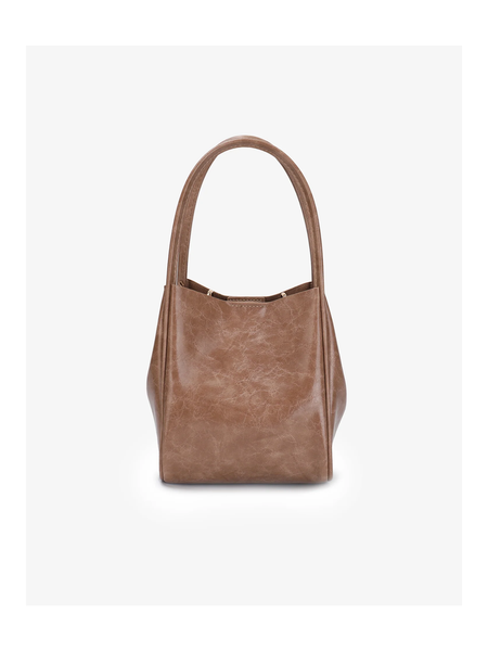 Hollace Mini Tote - Waxed Mauve – Emily McCarthy