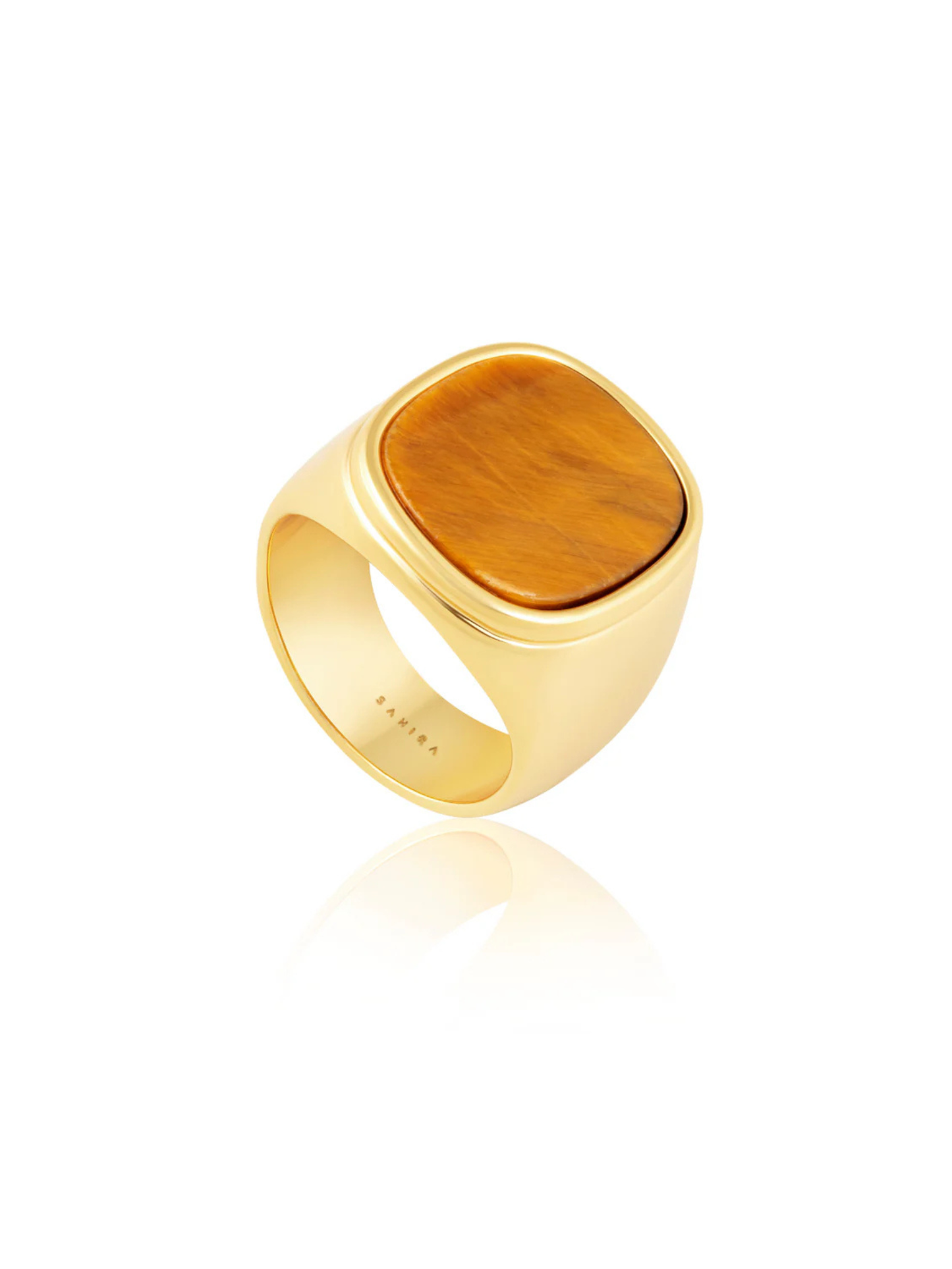 Tiger Eye Statement Ring