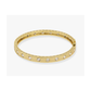 Ashely Hinge Cuff - Gold/White
