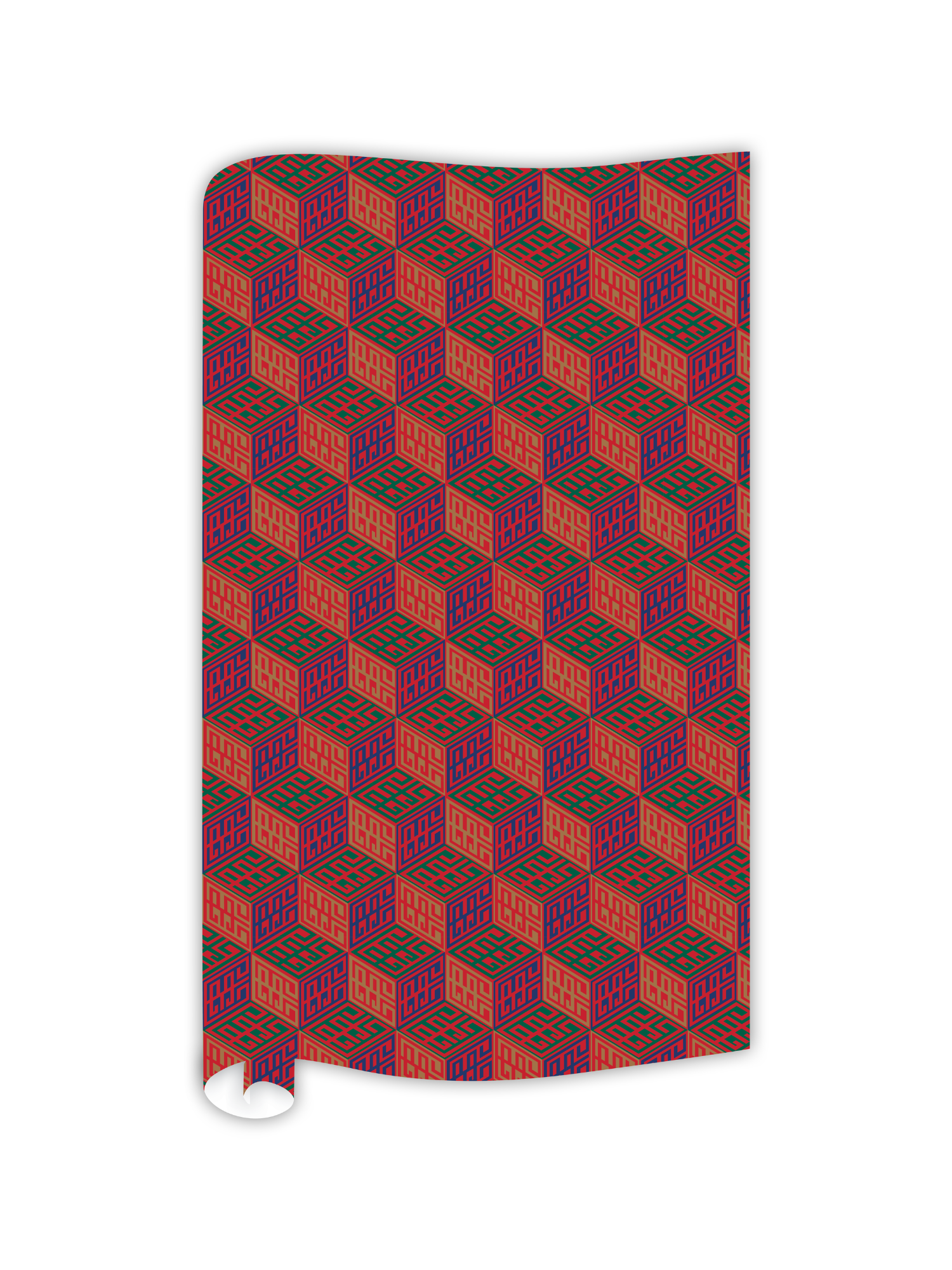 Gift Wrap - Block Monogram