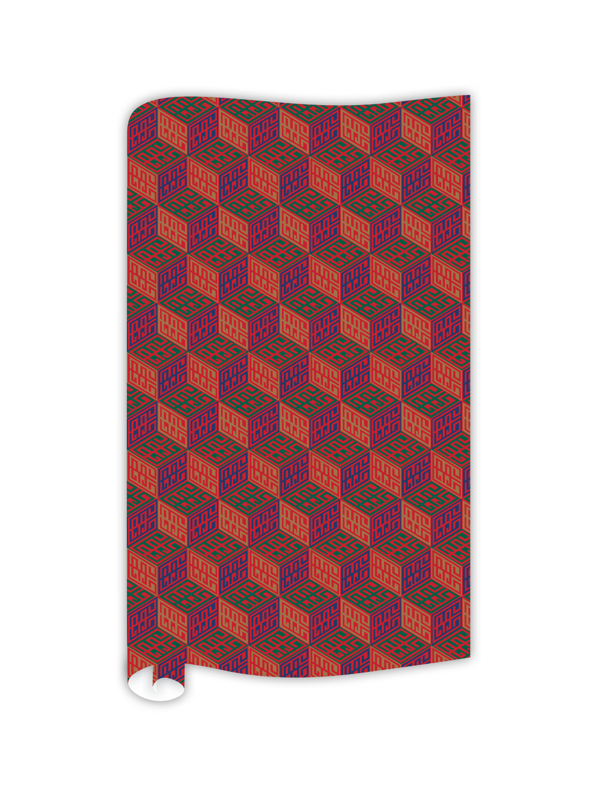 Gift Wrap - Block Monogram