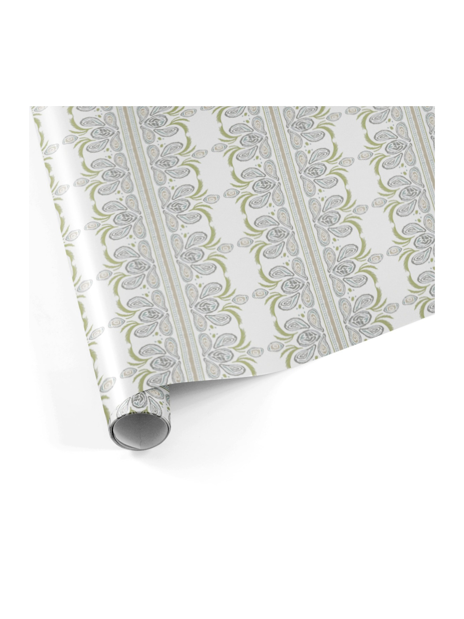 Gift Wrap - Oyster Ikat