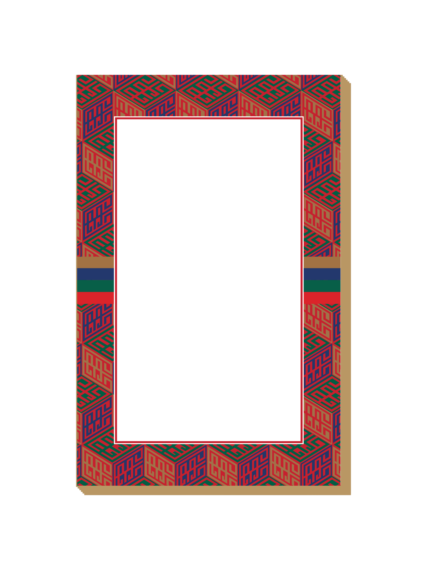 Luxe Large Notepad - Block Monogram