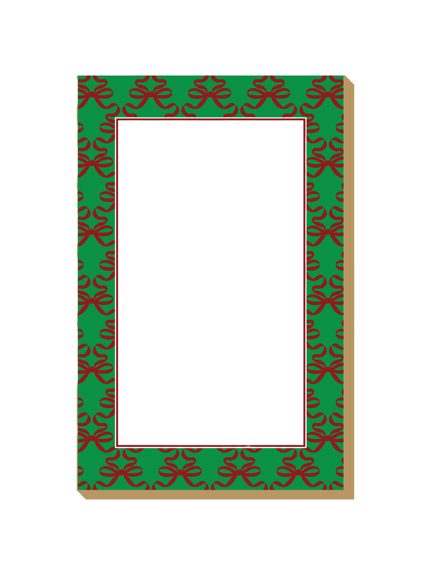 Luxe Large Notepad - Bow