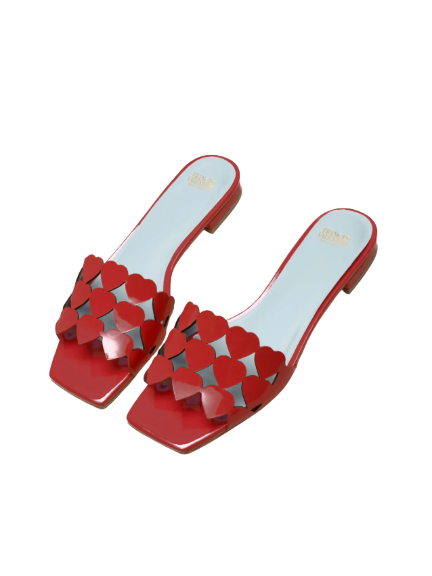Flat Heart Slide - Red
