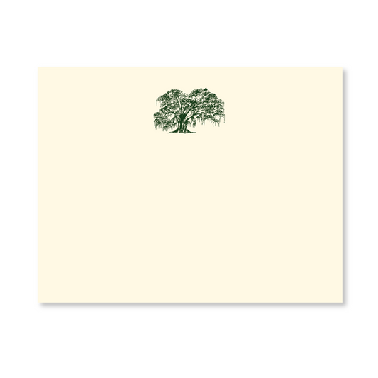 Flat Note Stationery - Oak Tree