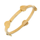 Gold Oyster Bangle