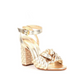 Kareena Knot Woven Heel - Platina/Gold