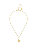Gold Star Paperclip Necklace