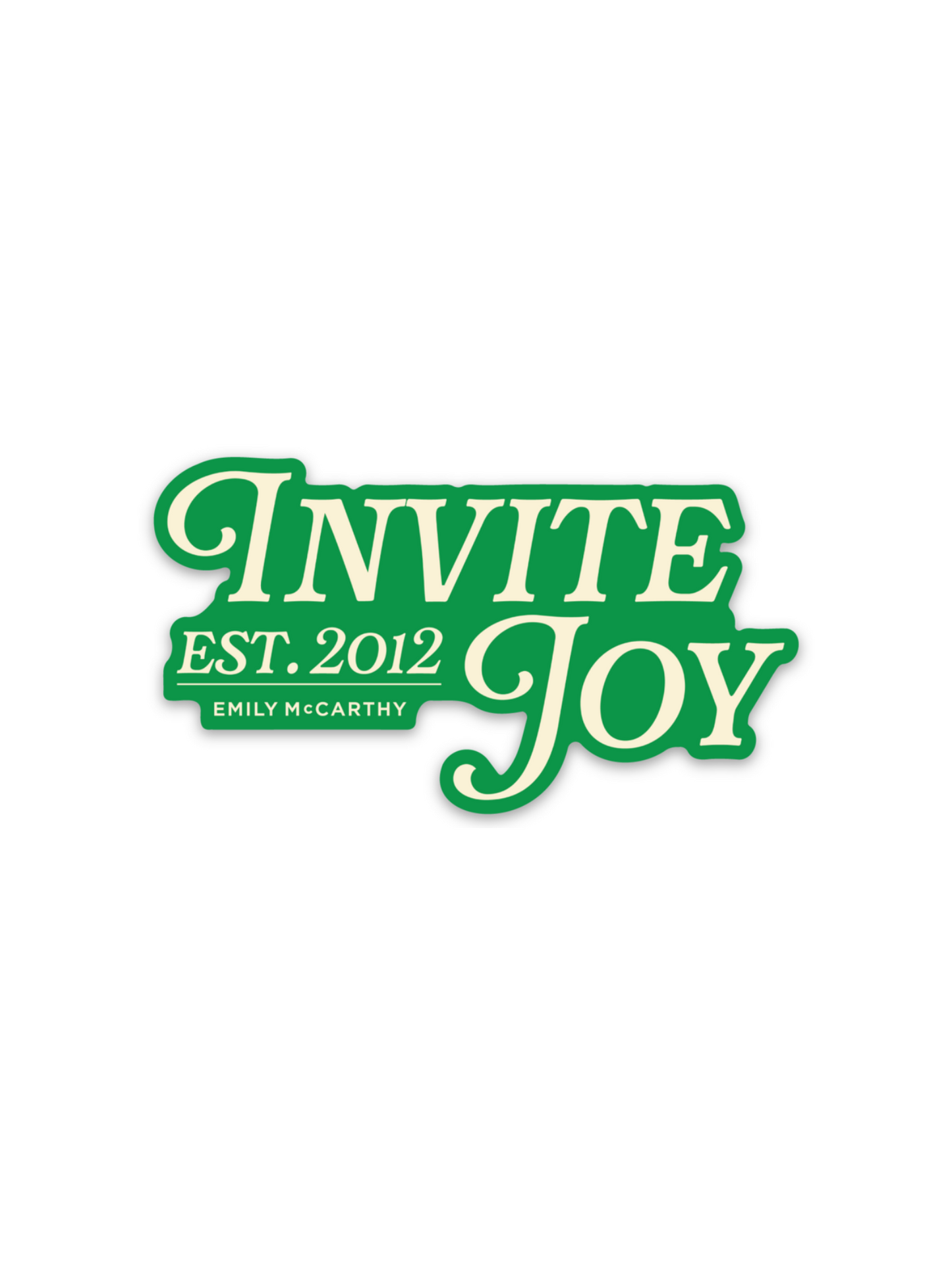 Invite Joy Sticker