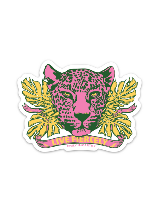 Live Fiercely Sticker