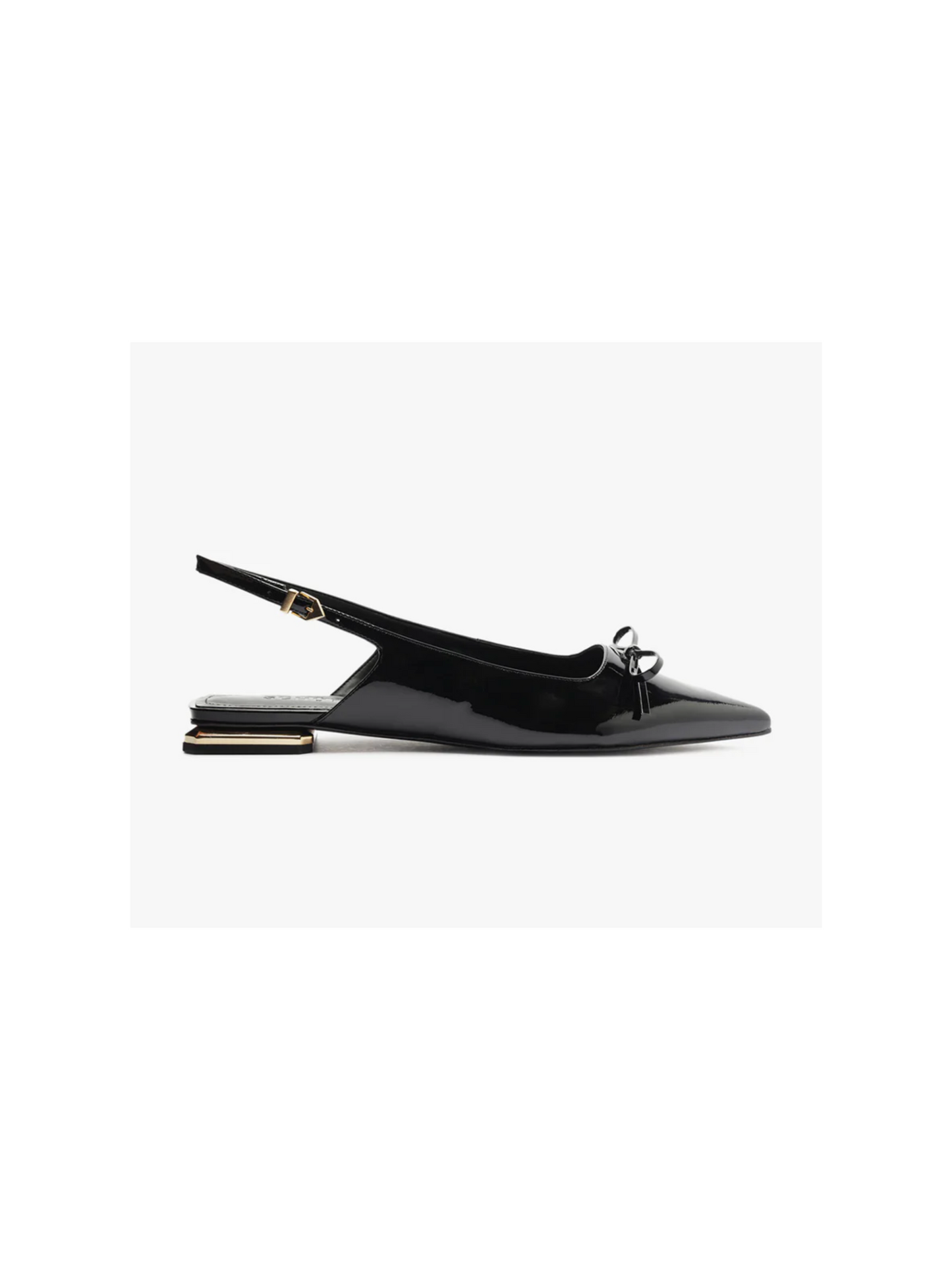 Violetta Sculpt Flat - Black