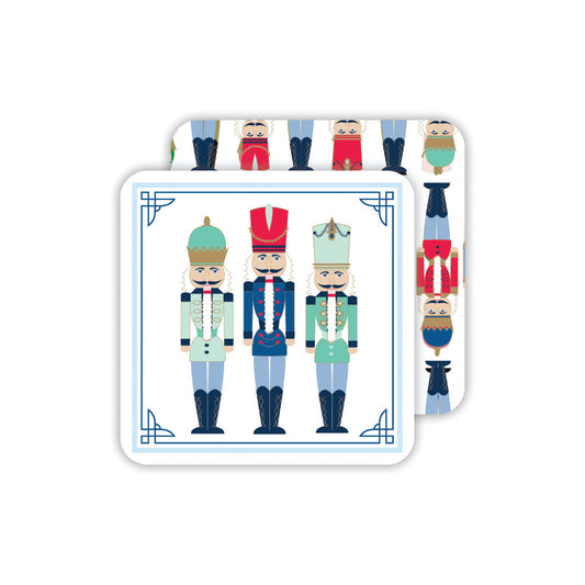 Paper Coasters - Blue Nutcracker Trio/Blue Nutcracker Pattern