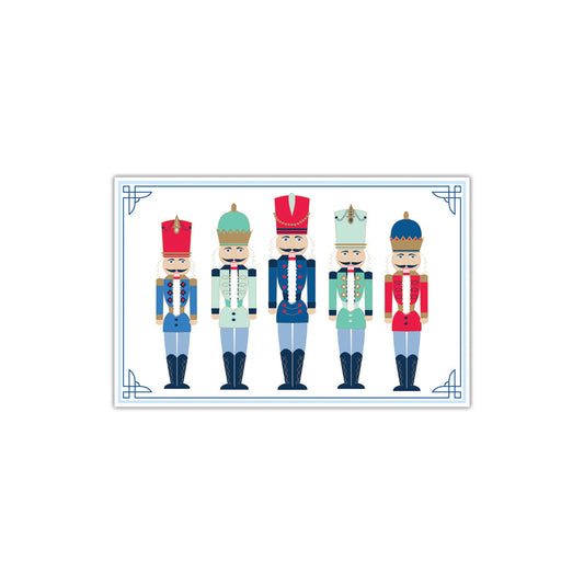 Paper Placemats - Blue Nutcrackers