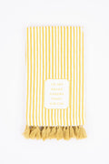Champagne Stripe Tea Towel