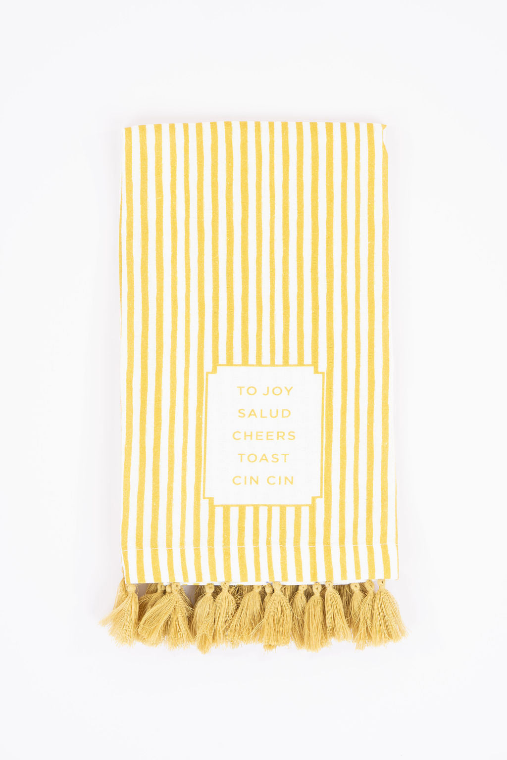 Champagne Stripe Tea Towel