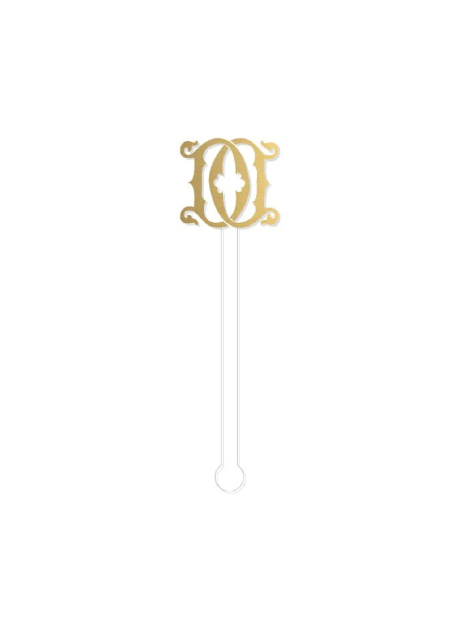 1-Letter Acrylic Drink Stirs