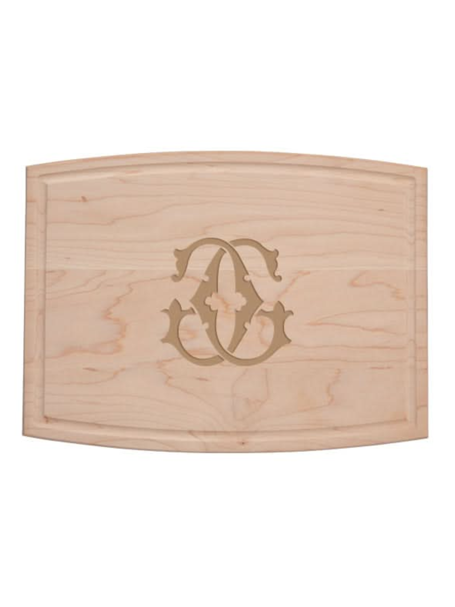 1-Letter Monogrammed Artisan Board (Rectangle)