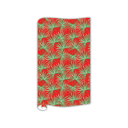 Gift Wrap - Holiday Palms 8 FT