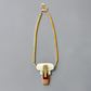 Large Geometric Pendent Necklace