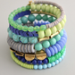 Blue and Green Wrap Bracelet