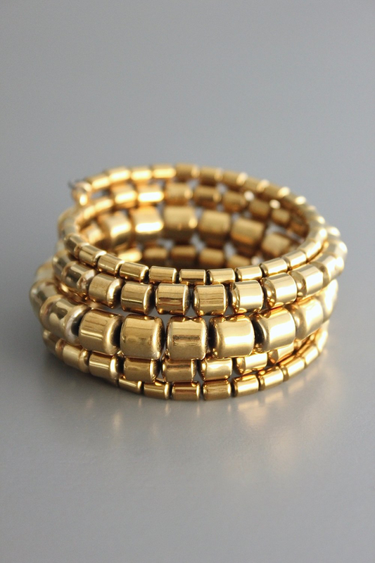 Gold Wrap Bracelet