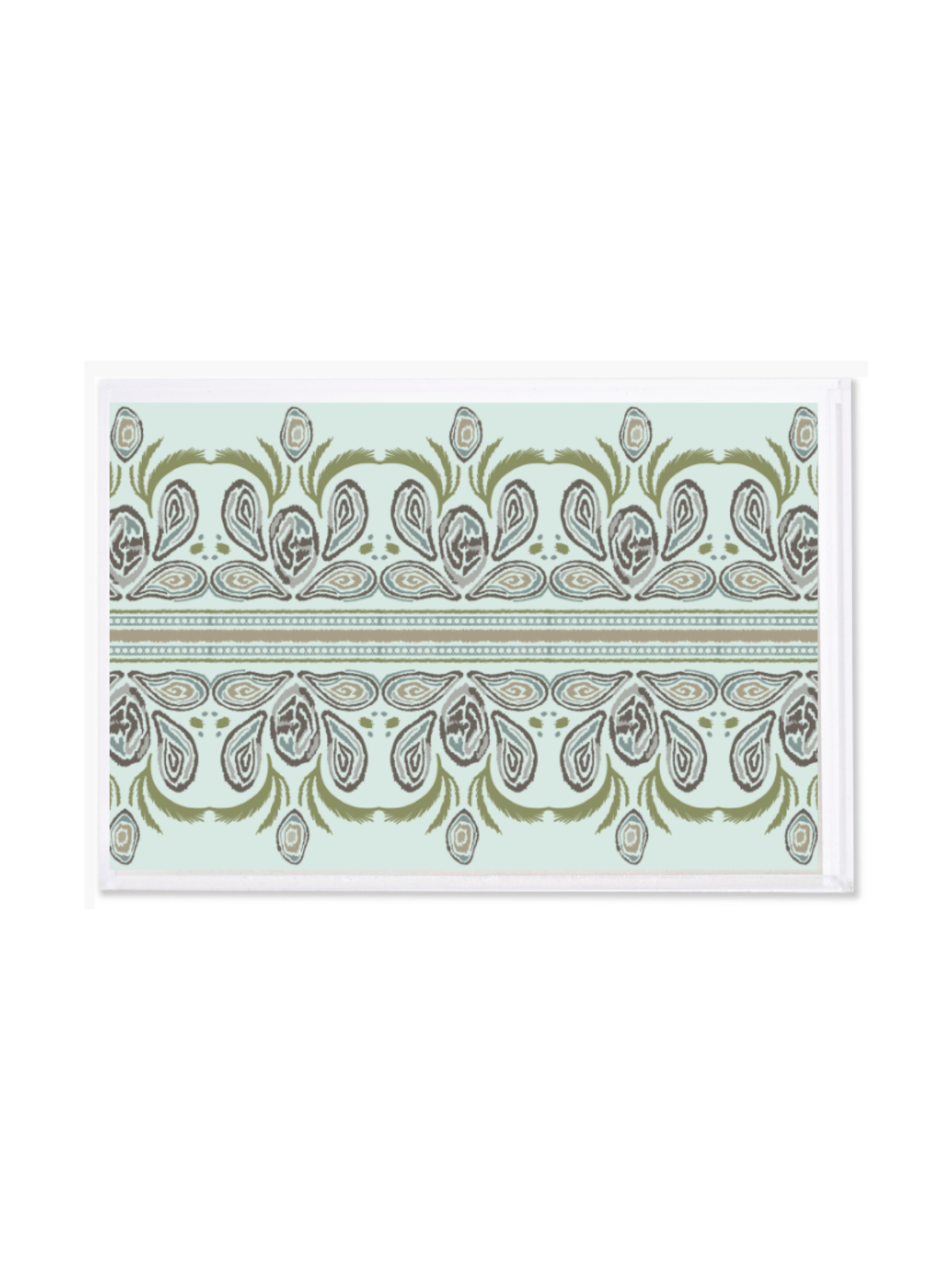 Oyster Ikat Small Tray