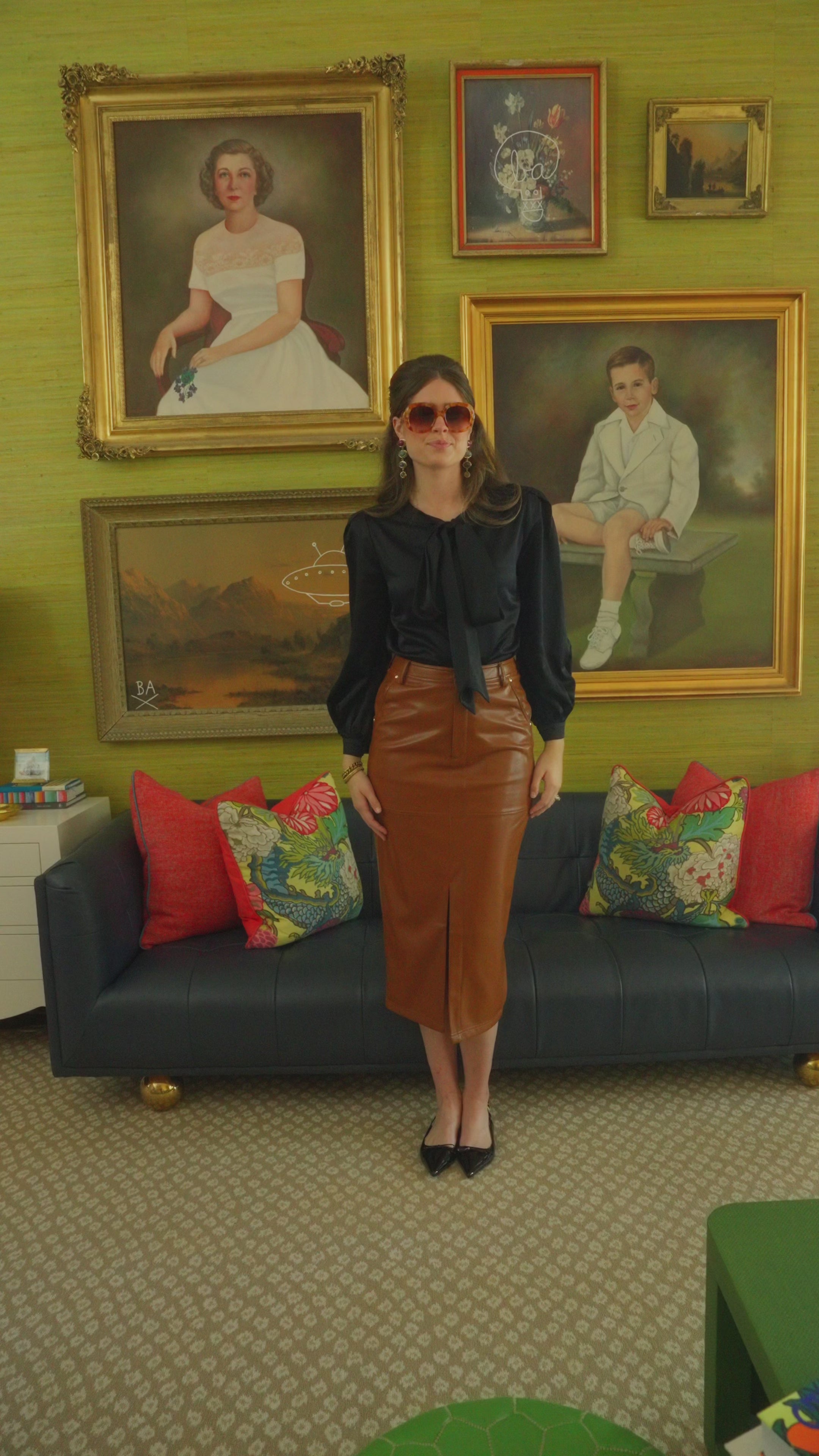 Pencil Skirt in Mocha – Emily McCarthy
