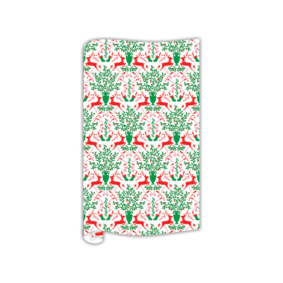 Gift Wrap - Royal Reindeer 8 FT