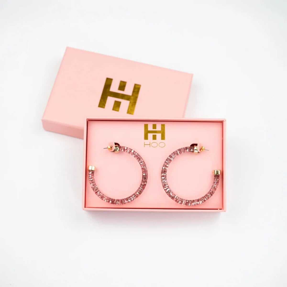 Hoo Hoops - Rose Pink Glitter
