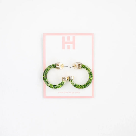 Mini Hoo Hoops - Green Foil