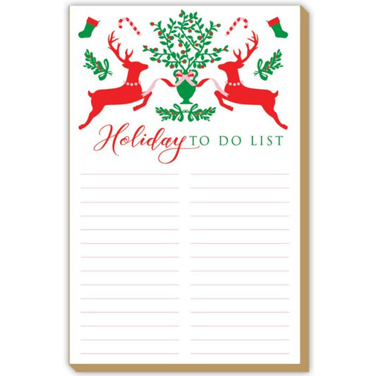 Luxe Large Notepad - Royal Reindeer