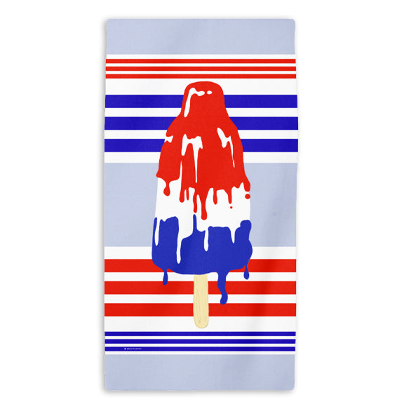 Red White & Blue - Popsicle Beach Towel