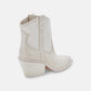 Nashe Booties in Off White Pearls
