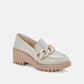 Haris Loafers in Ivory Leather