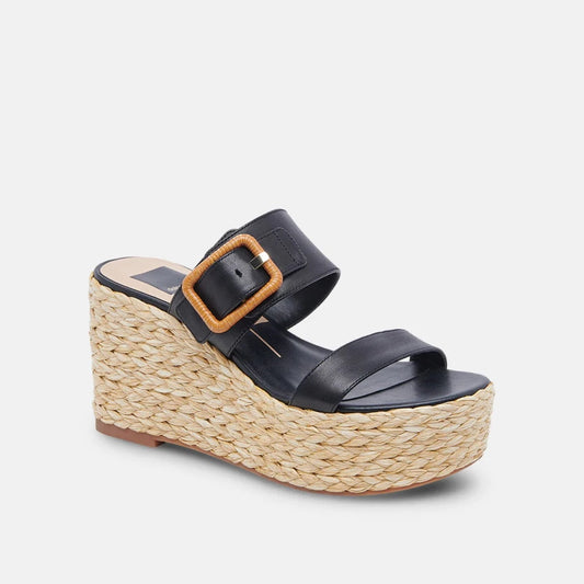 Thorin Wedges in Black