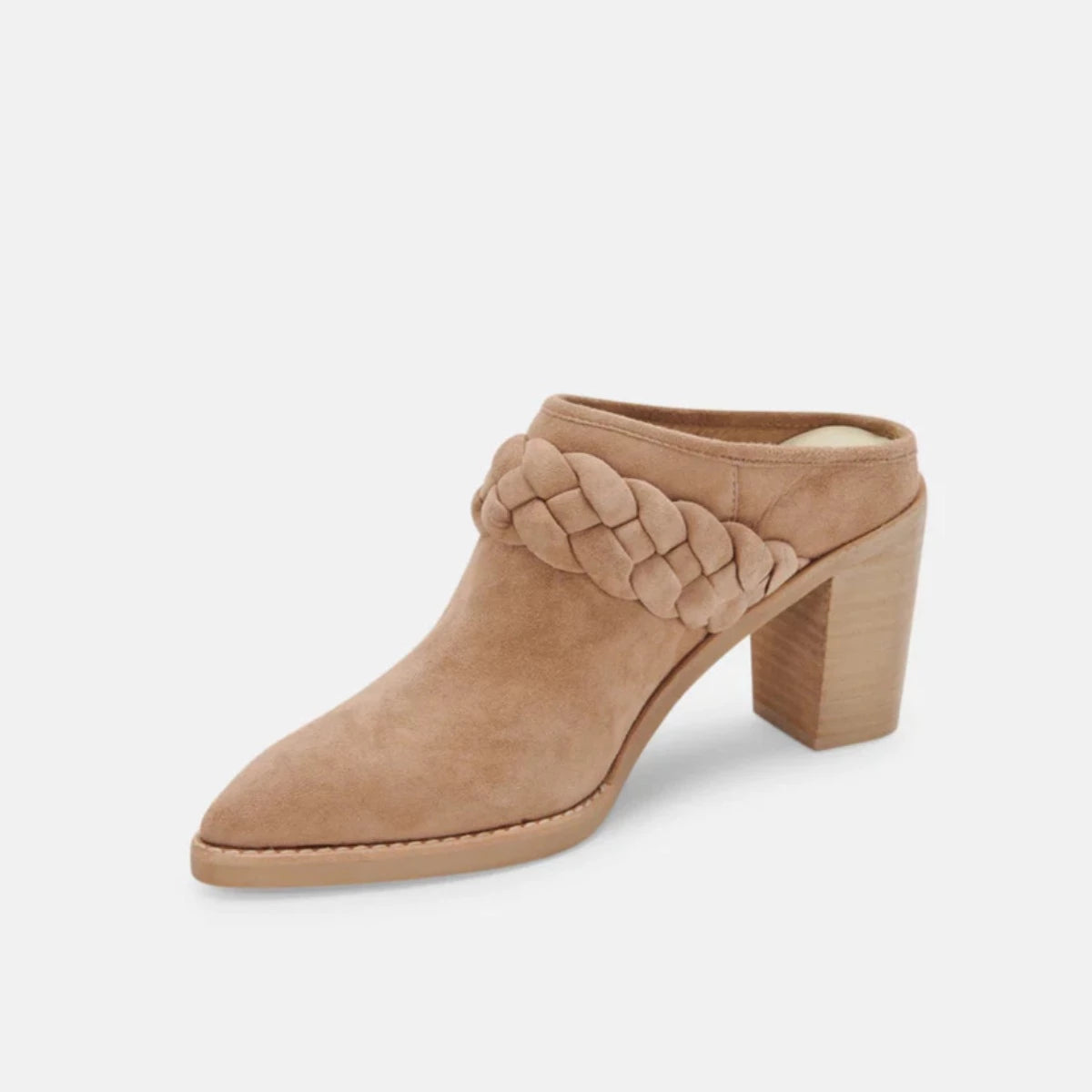 Dolce vita serla mules in truffle suede Outlet