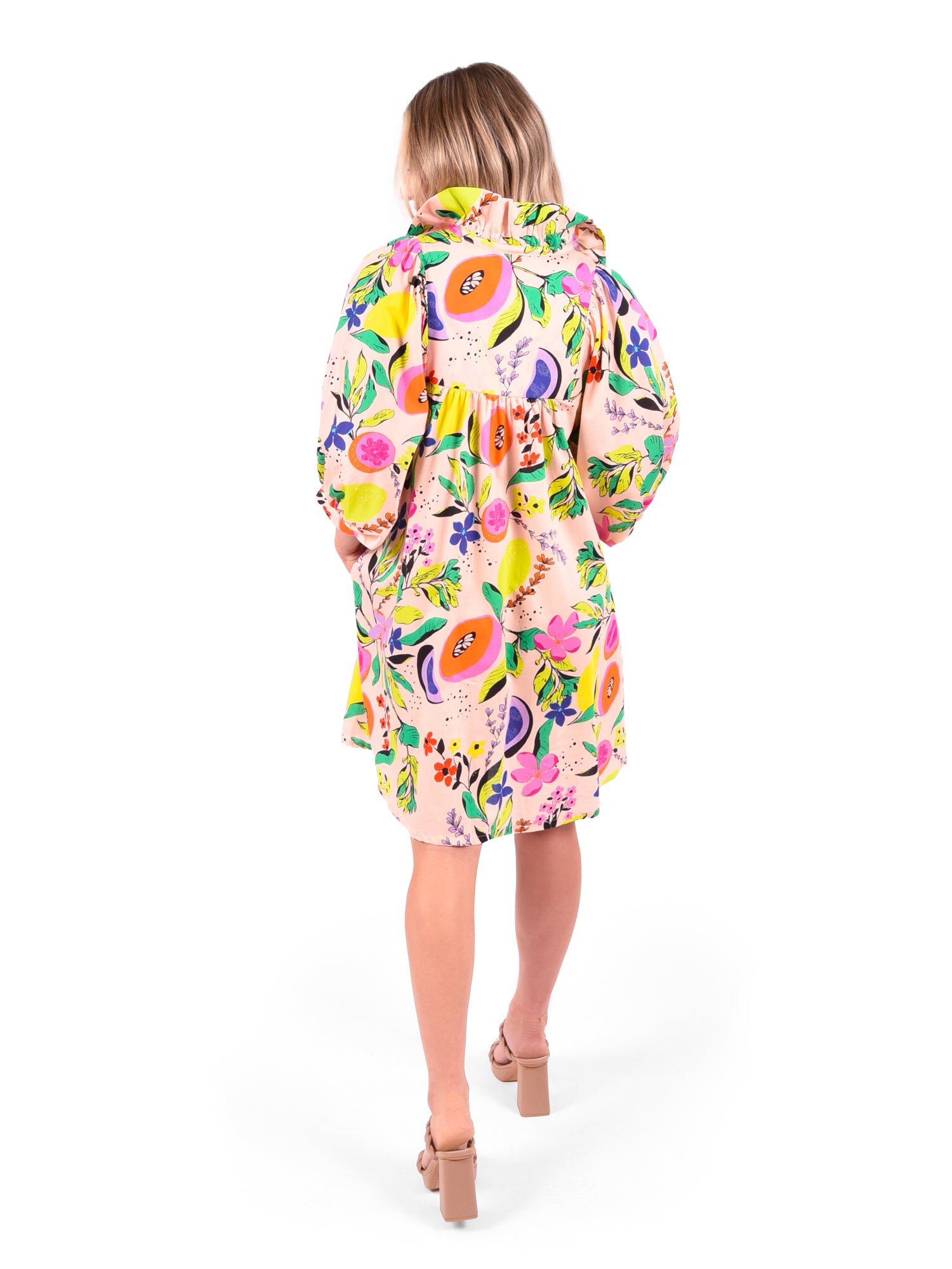 Stella Long Sleeve dress Flowers  Designer Girl's Clothing - Maison et  Cadeaux