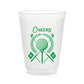 Golf Crest Frosted Cups