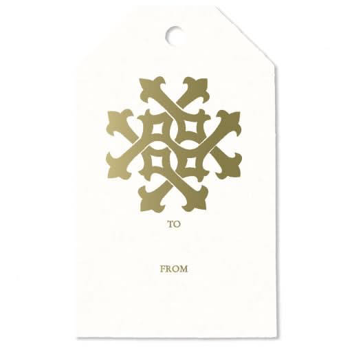 1-Letter Monogrammed Gift Tag