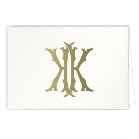1-Letter Monogrammed Notecards