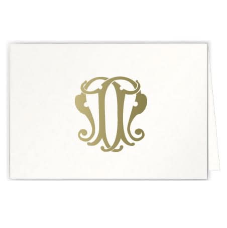 1-Letter Monogrammed Notecards